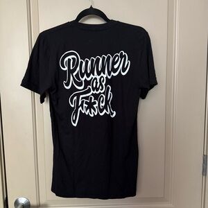 Runner As F*ck Black Graphic Tee